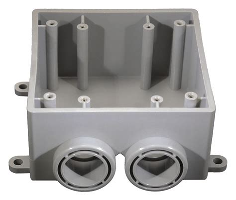 dual purpose junction box|2 gang weatherproof electrical box.